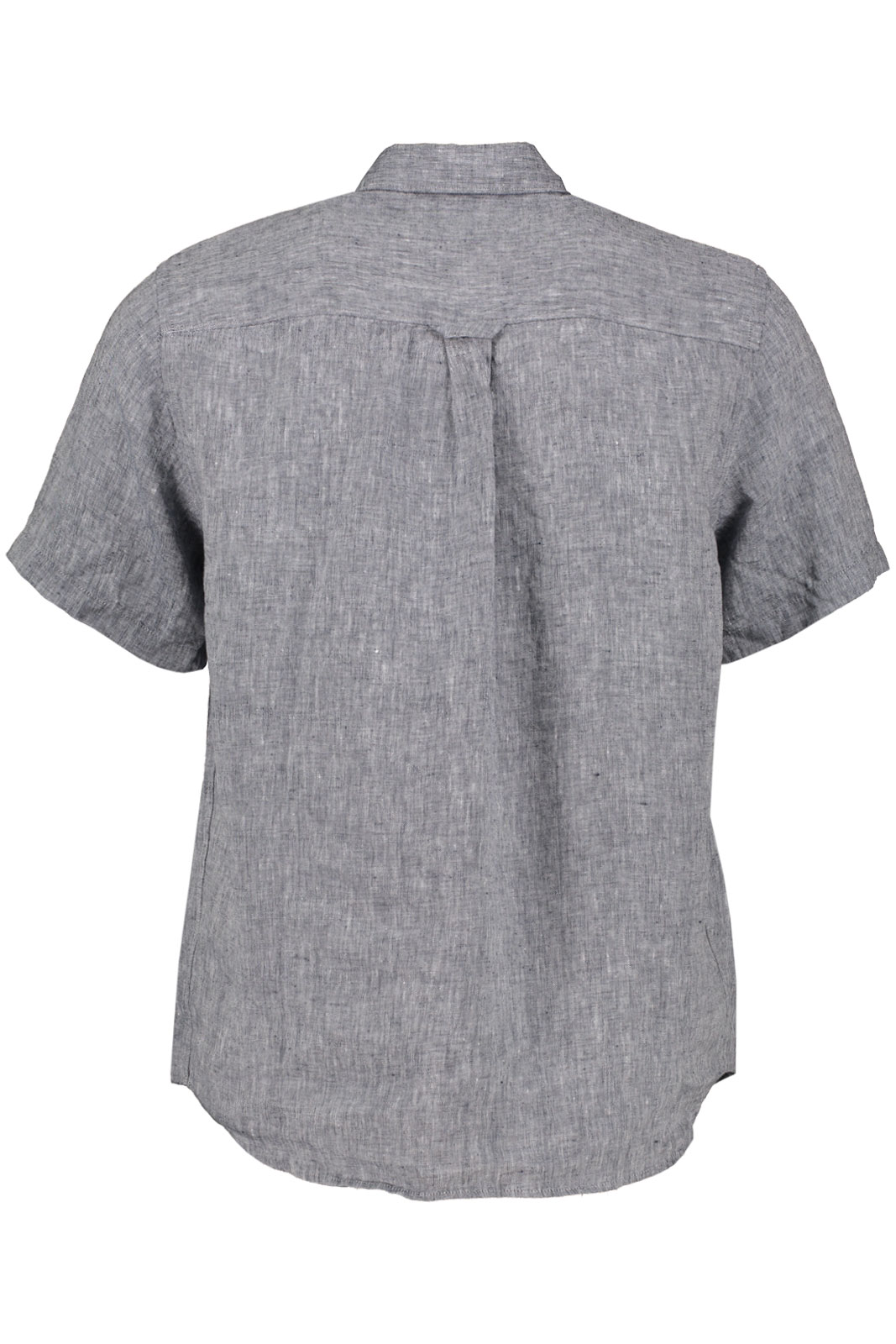 M Linen Melange Ss Shirt