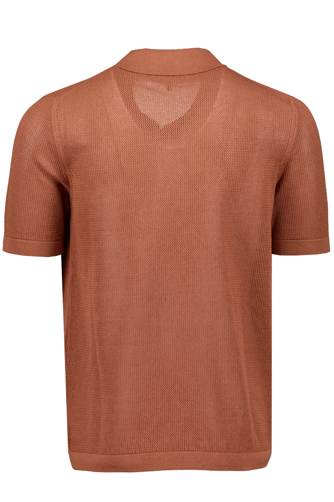 Carlos Blue Cotton Linen Polo
