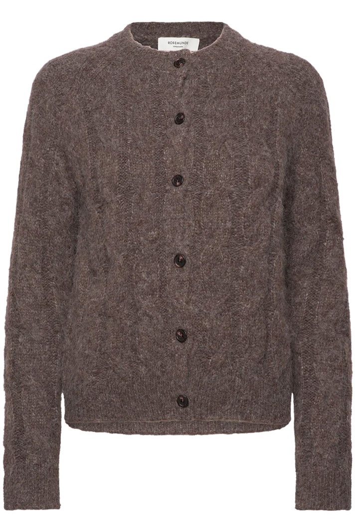 Rwtulip Ls Cable Knit Cardigan