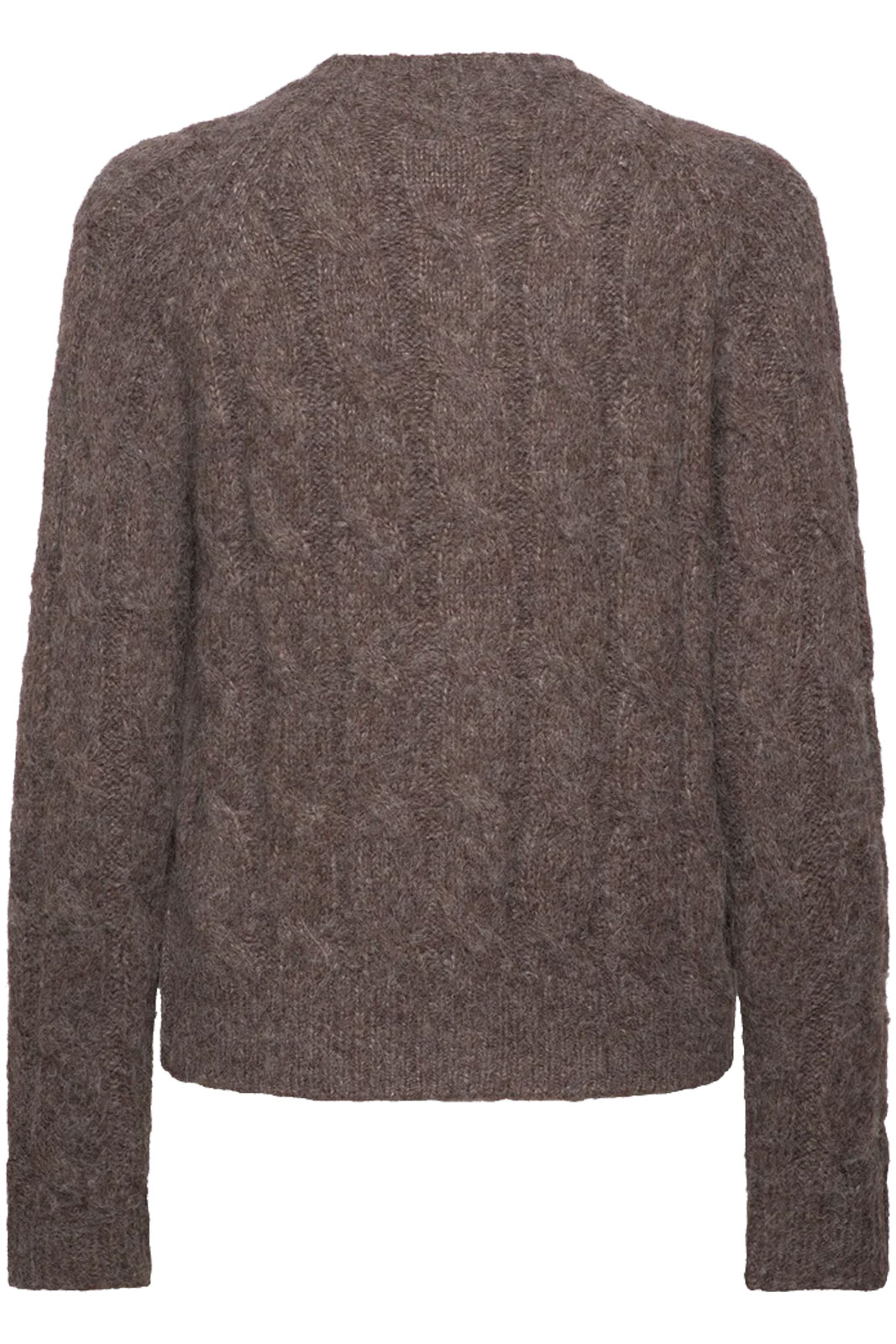 Rwtulip Ls Cable Knit Cardigan