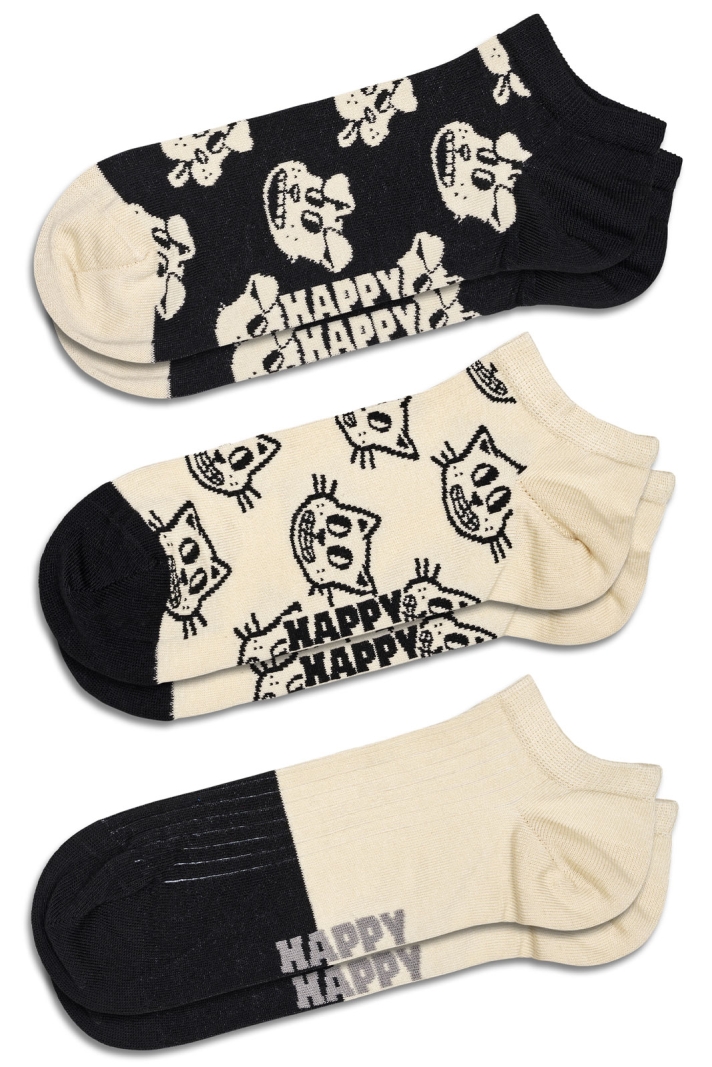 3-pack Pets Low Socks