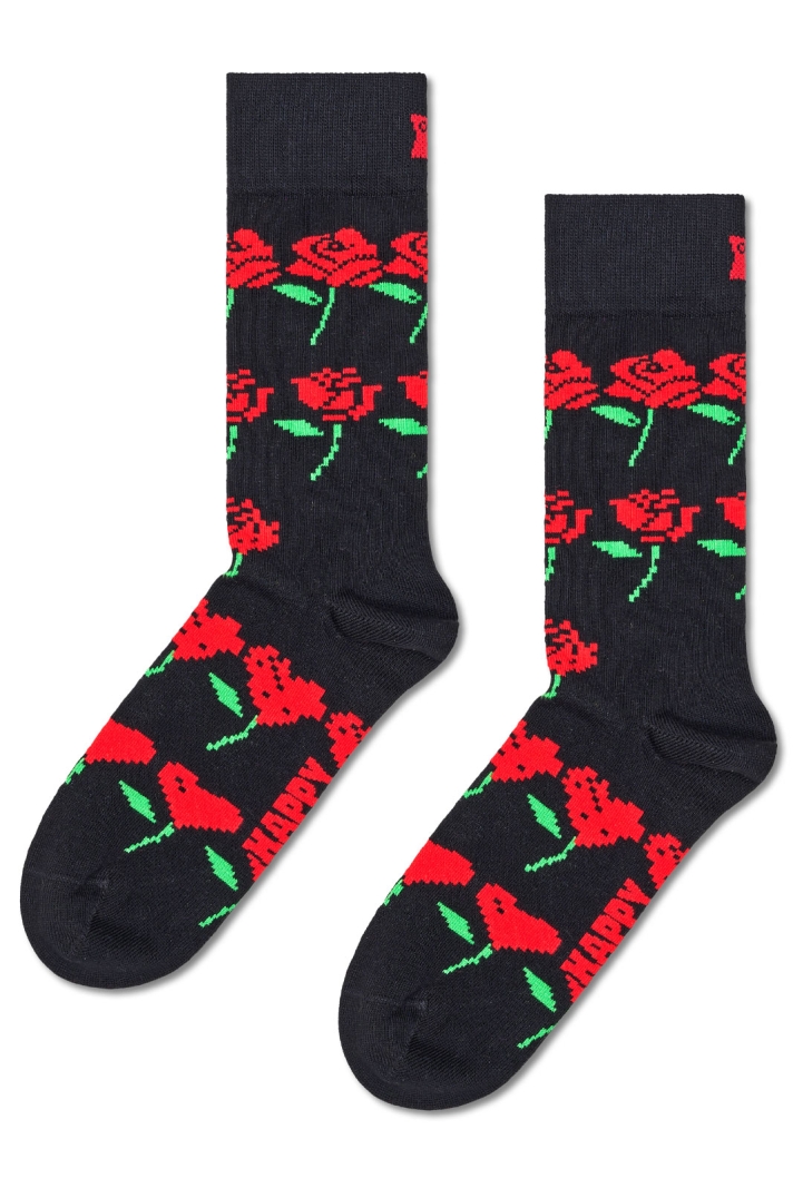 Rose Hearts Sock