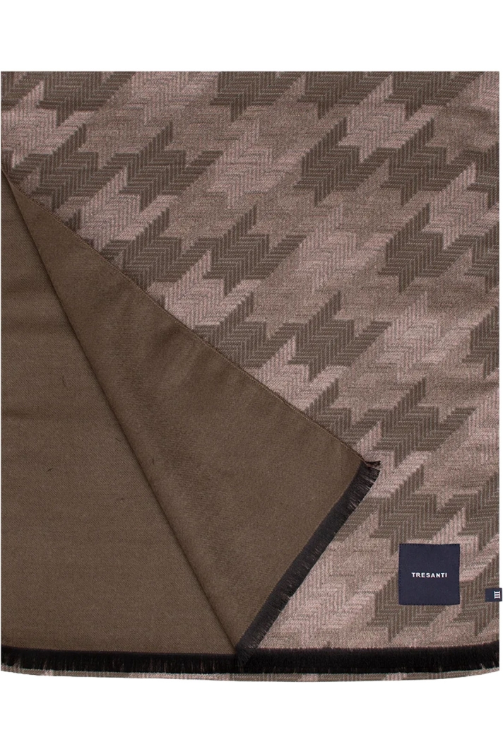 Joshua | Pied De Poule Viscose Scarf