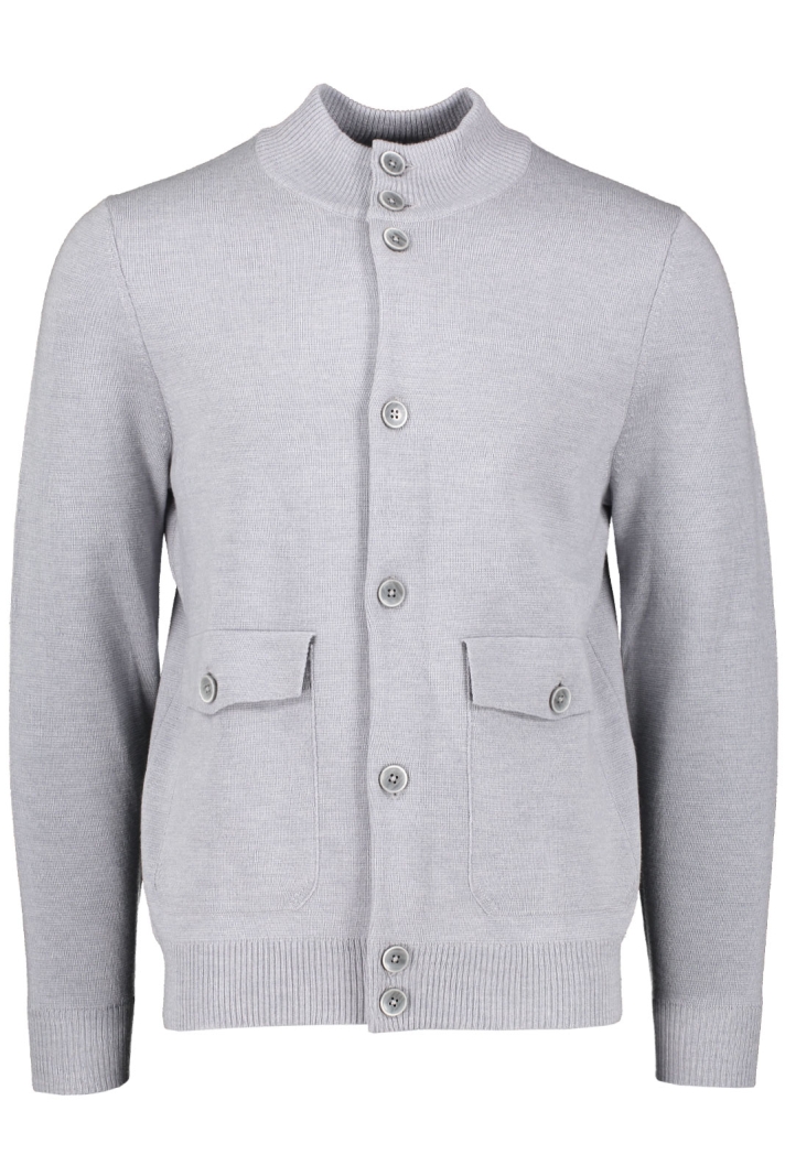 Heritage Knit Bomber Cardigan