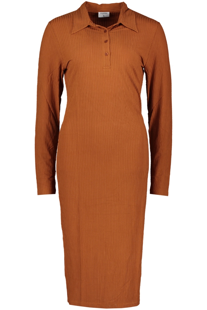 Jersey Rib Polo Dress