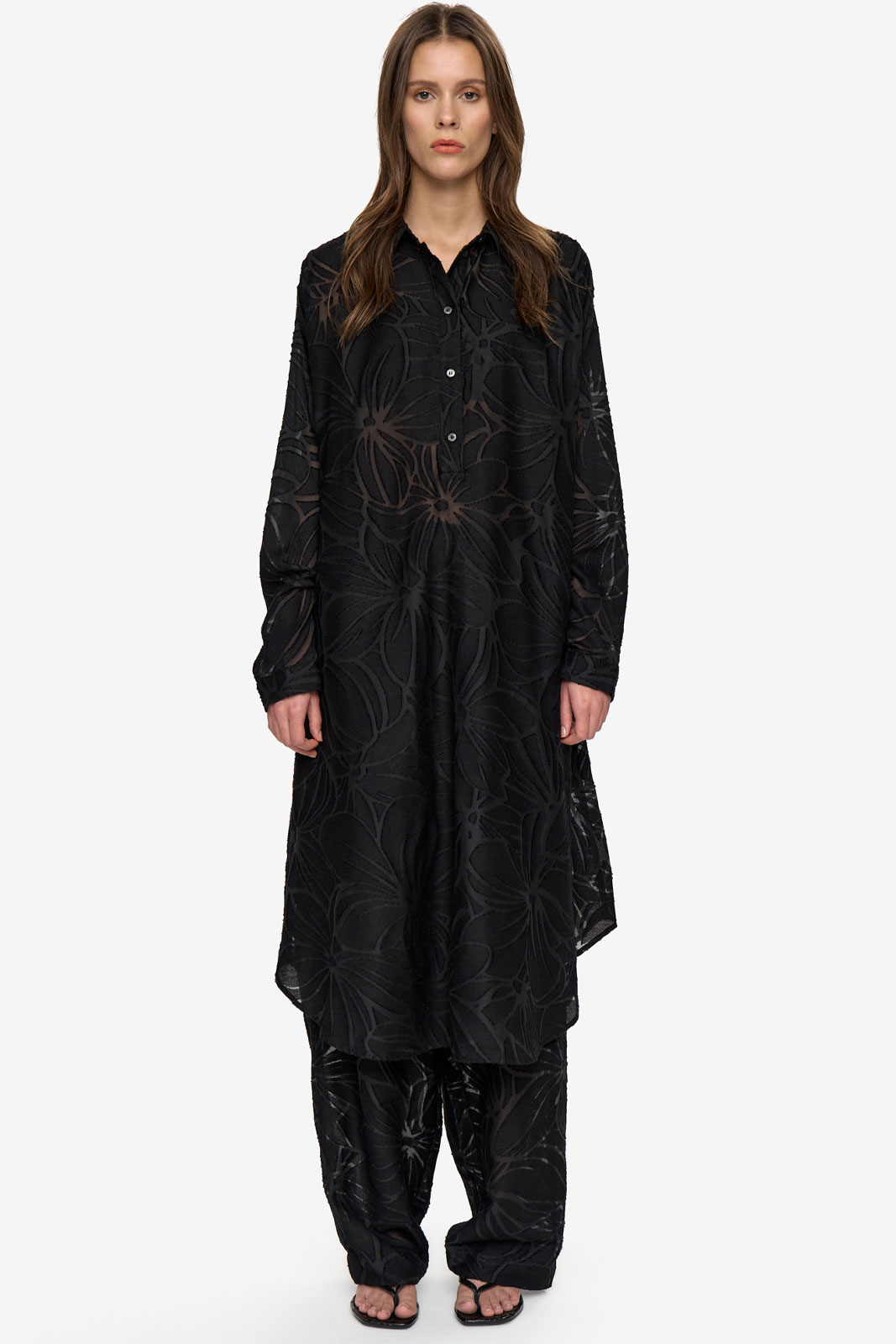 Clemency Ls Shirt Dress 4763