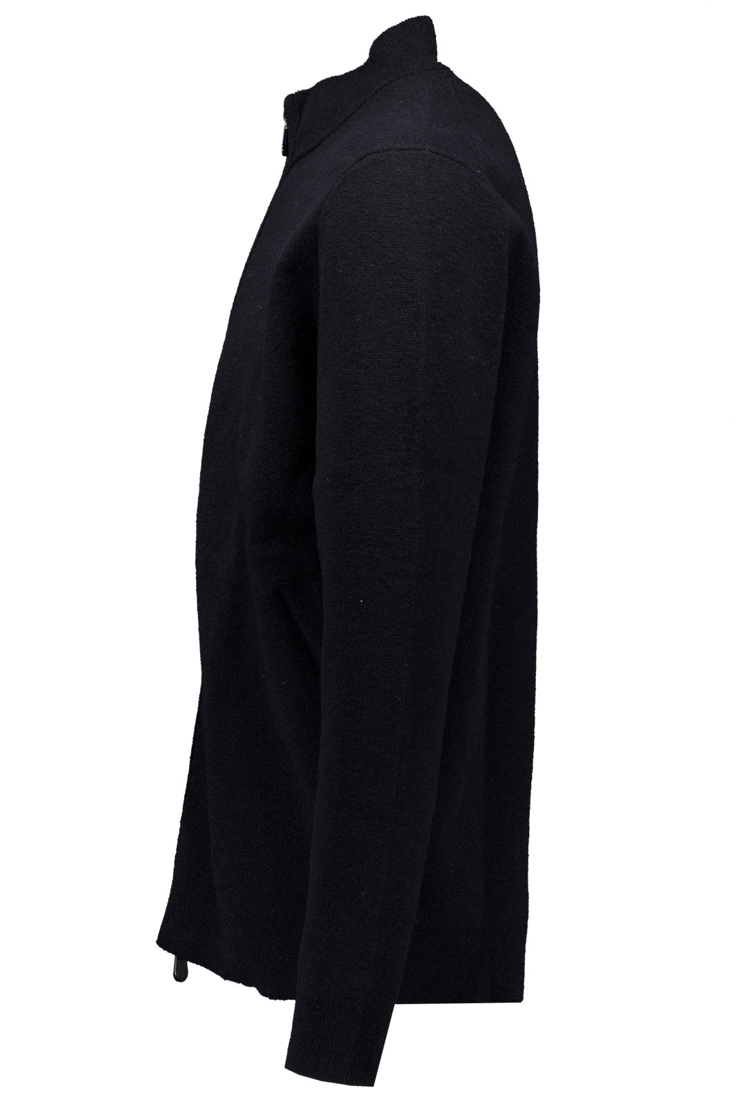Turtle Neck Cardigan - Black - S
