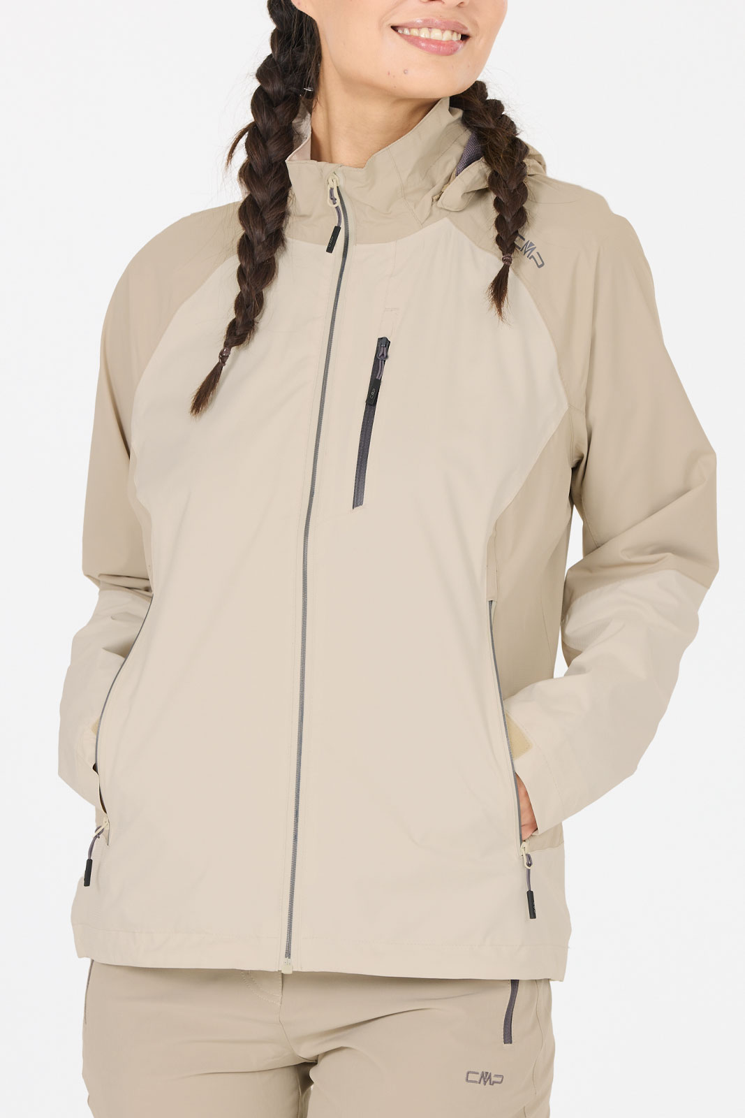 Woman Jacket Zip Hood