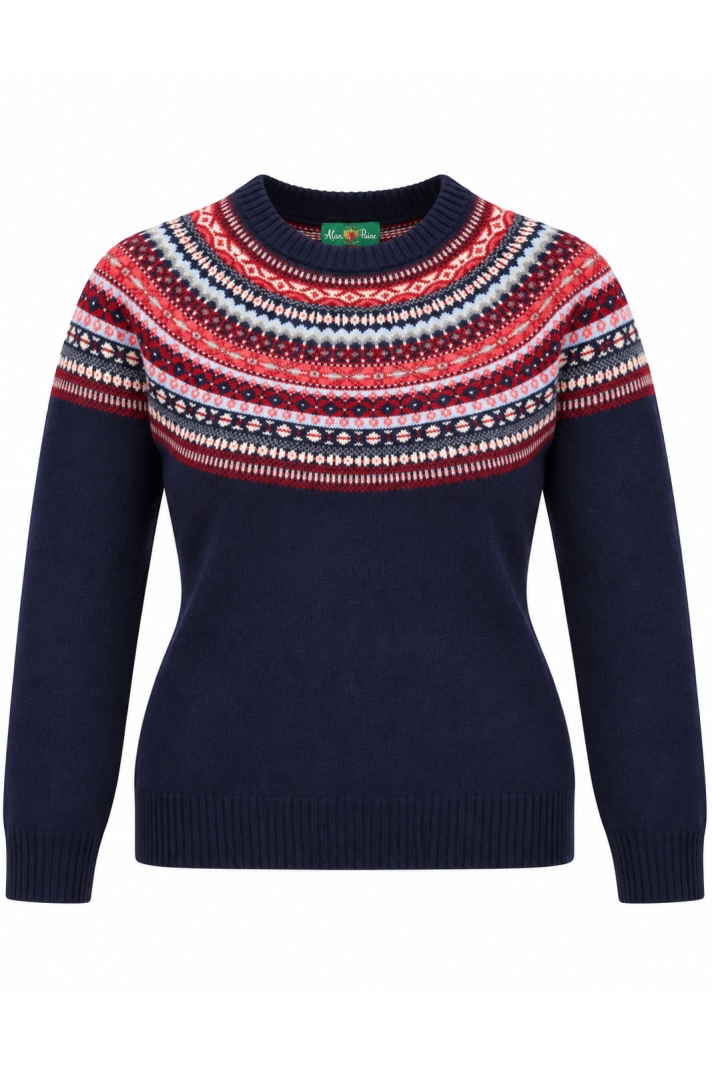 Alana Fairisle Yoke Crew Neck