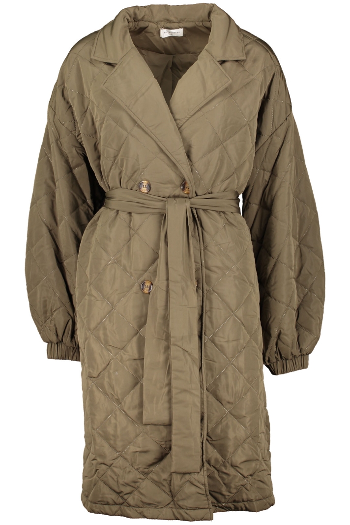 Fay Quilted Long Jacket