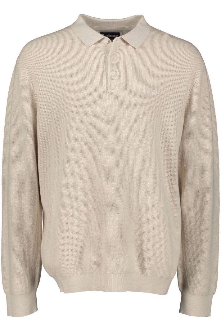 Barbour Holt Waffle Knitted Polo Shirt