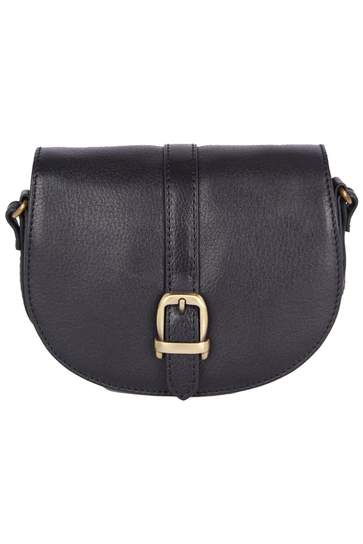 Barbour Laire Leather Saddle Bag
