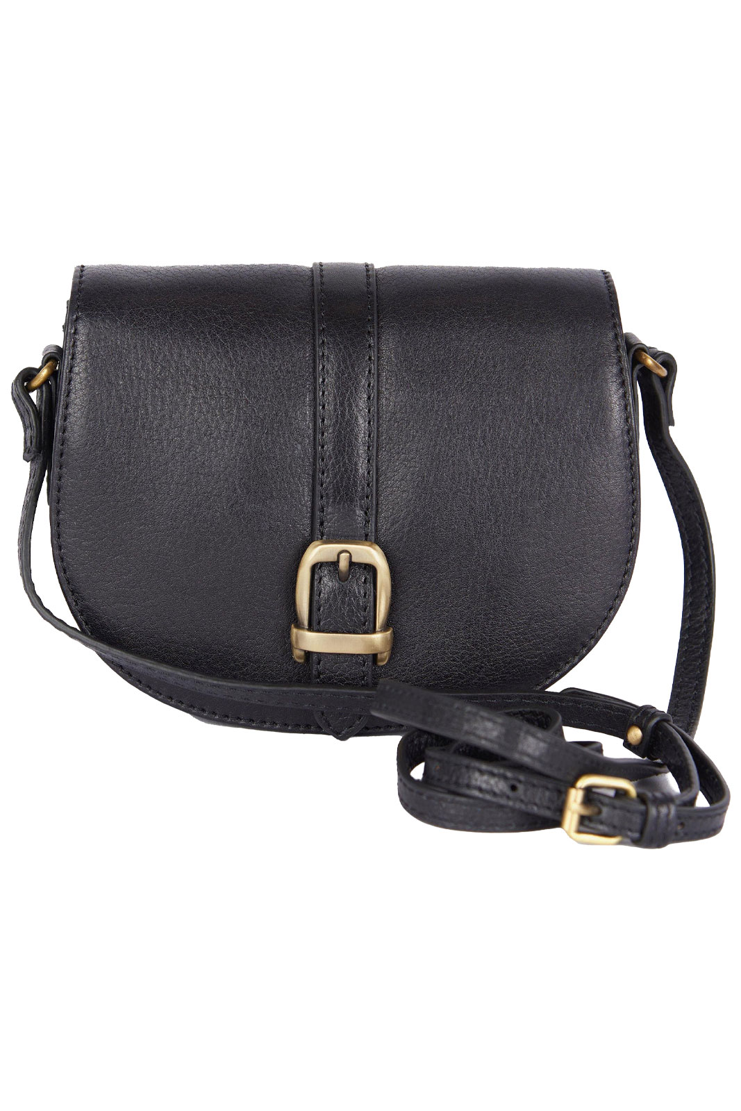 Barbour Laire Leather Saddle Bag