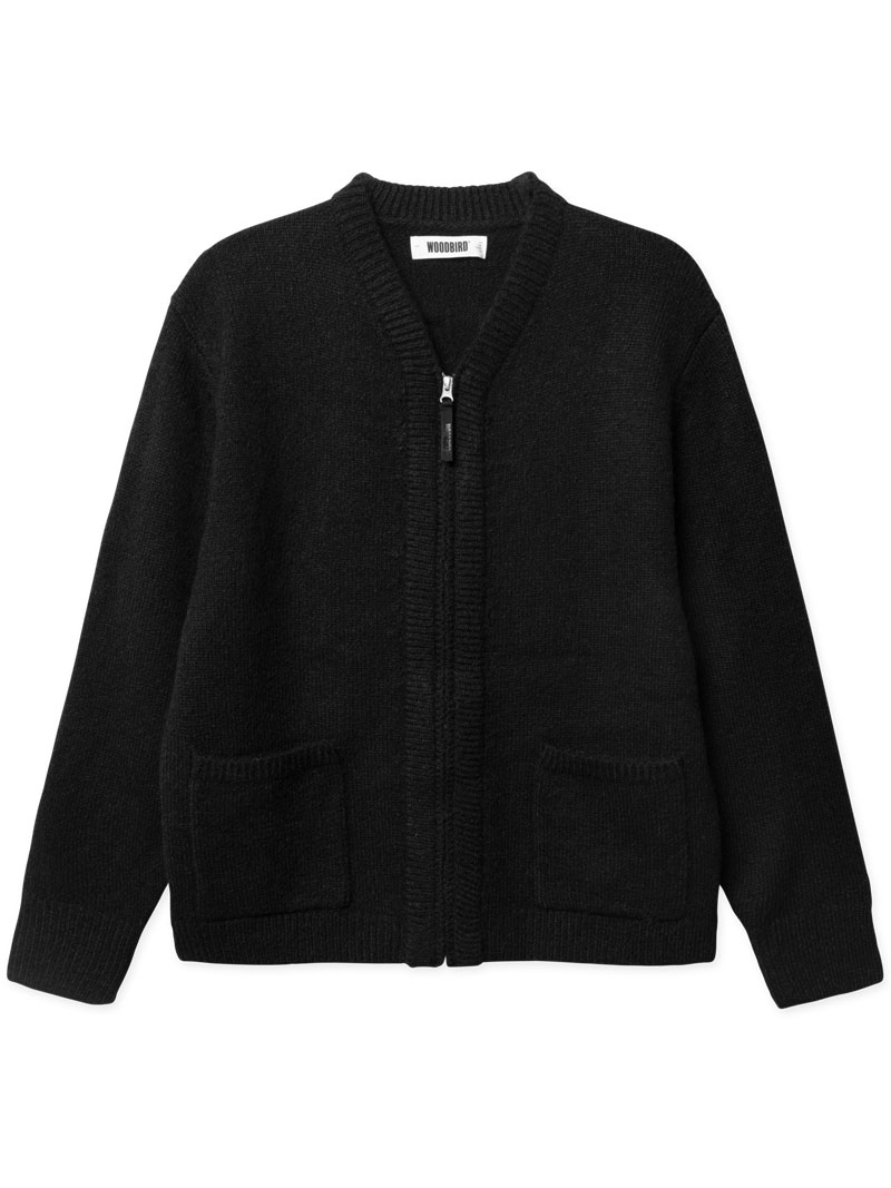 Wbkoon Zip Whole Cardigan