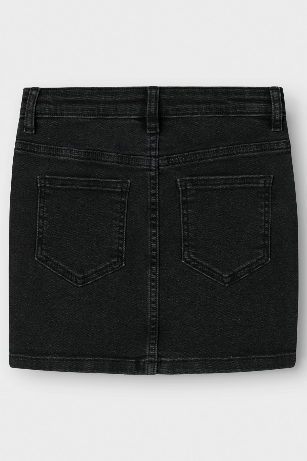 NKFNAOMI DNM RHINESTONE SKIRT 8810-BF O