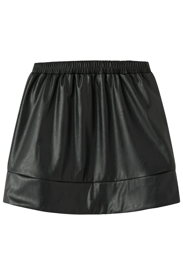 NKFLONE PU SKIRT