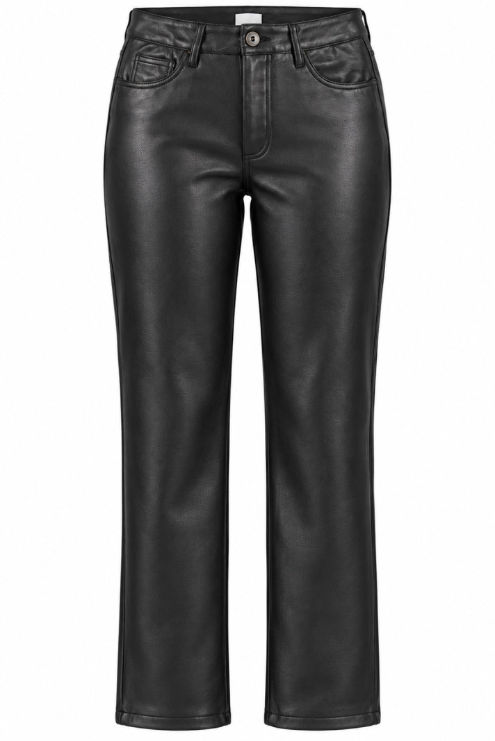 Mingel More Fake Leather Jeans