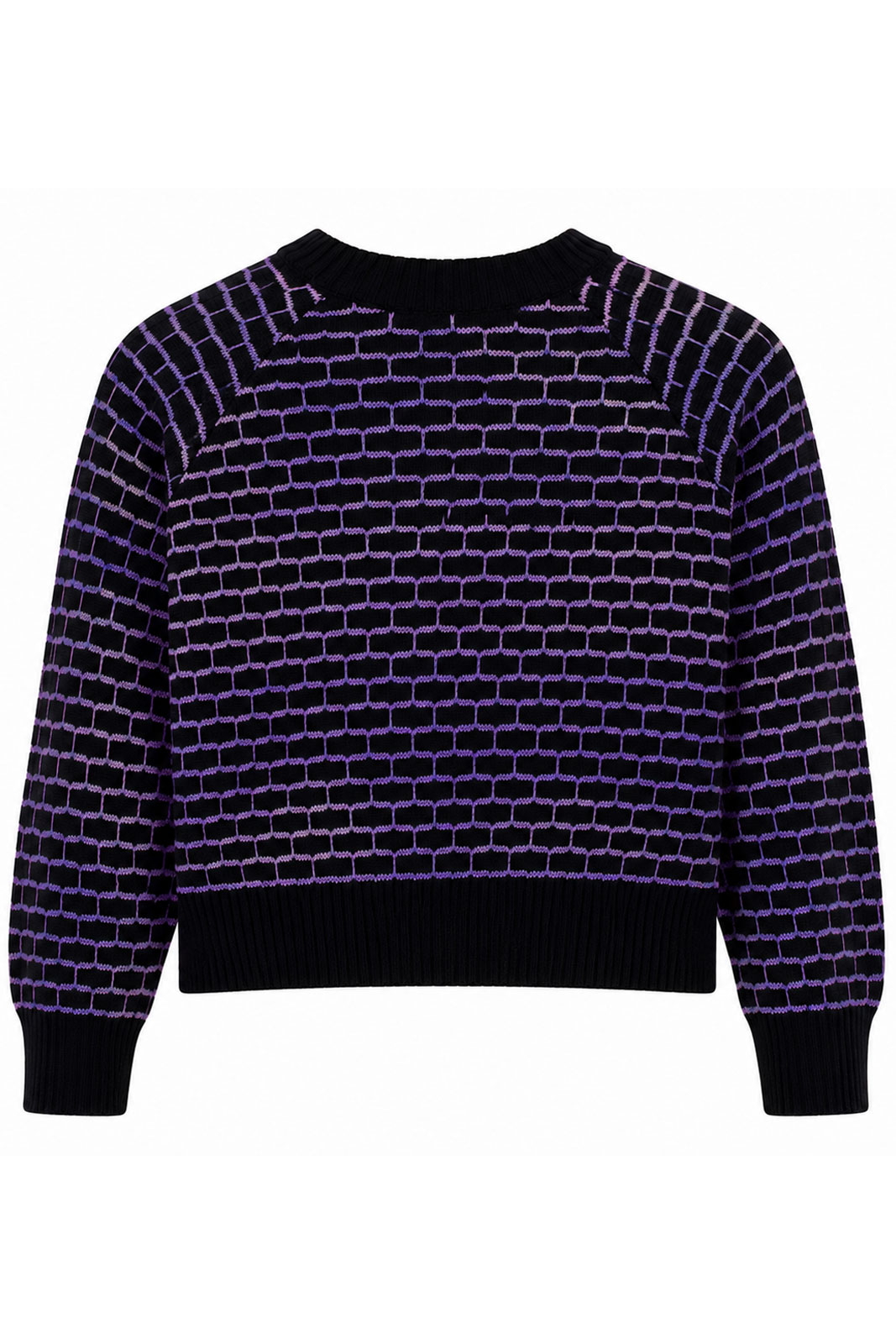 Sweater Husie Honey Comb Black