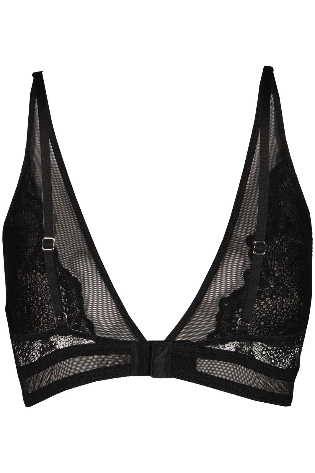 Lace Mesh Plunge Bralette