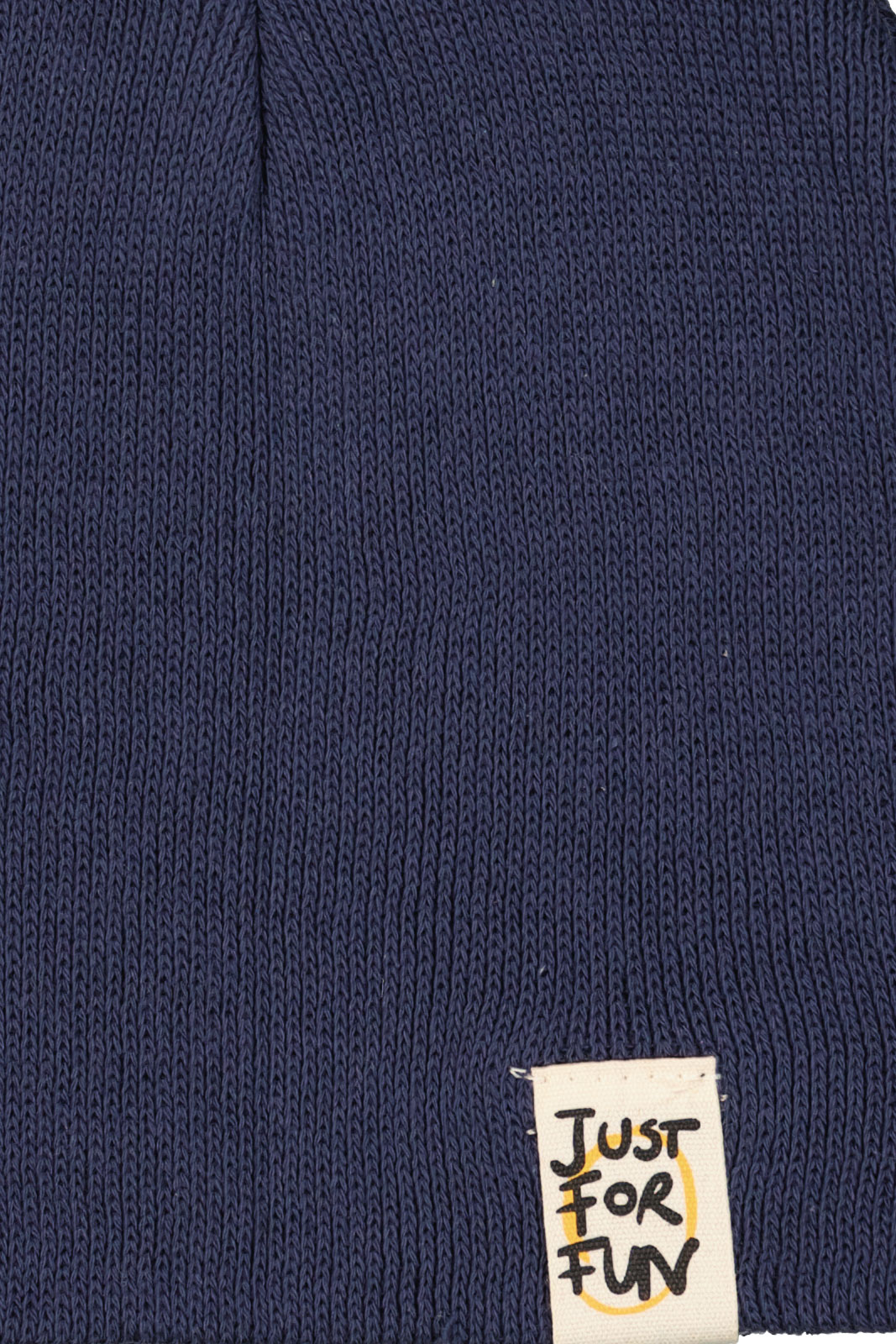 Barnmössa med vävd