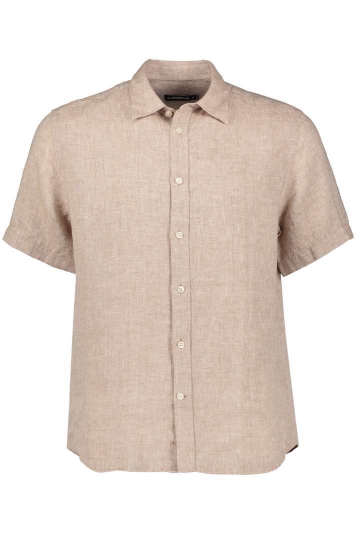 M Linen Melange Ss Shirt