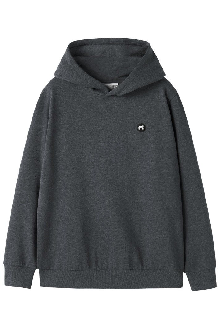 NKMVIMO LS SWEAT W HOOD BRU NOOS