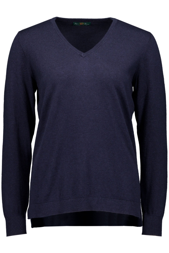 Thea Ladies Inset Sleeve Vee Neck