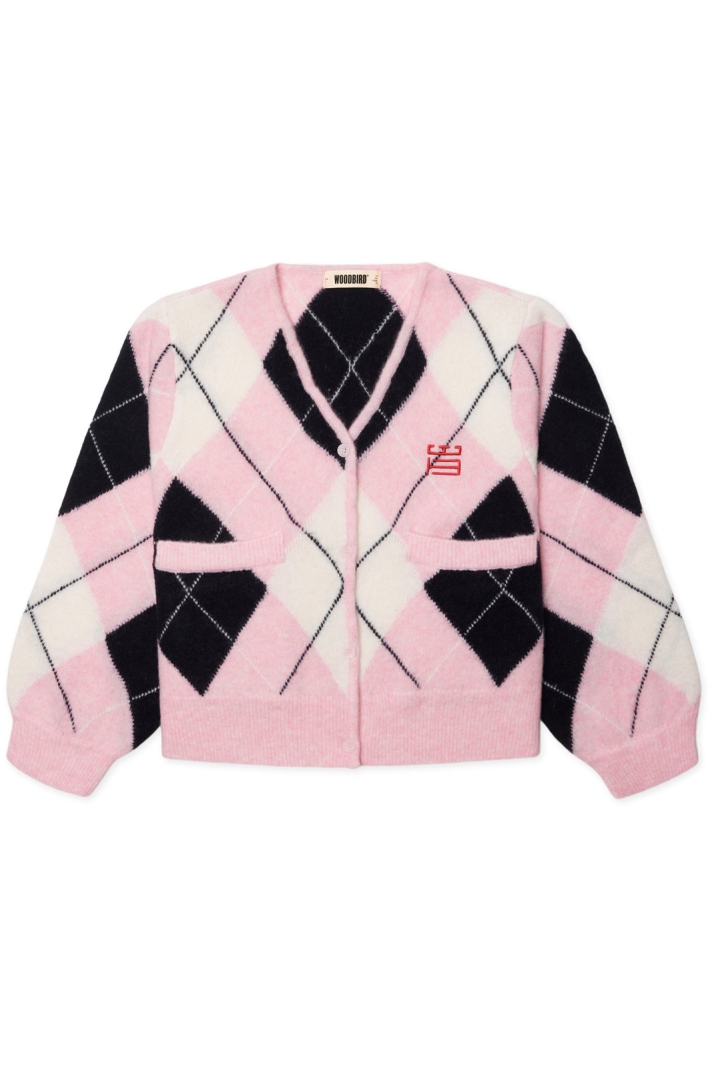 Wbfen Argyle Cardigan