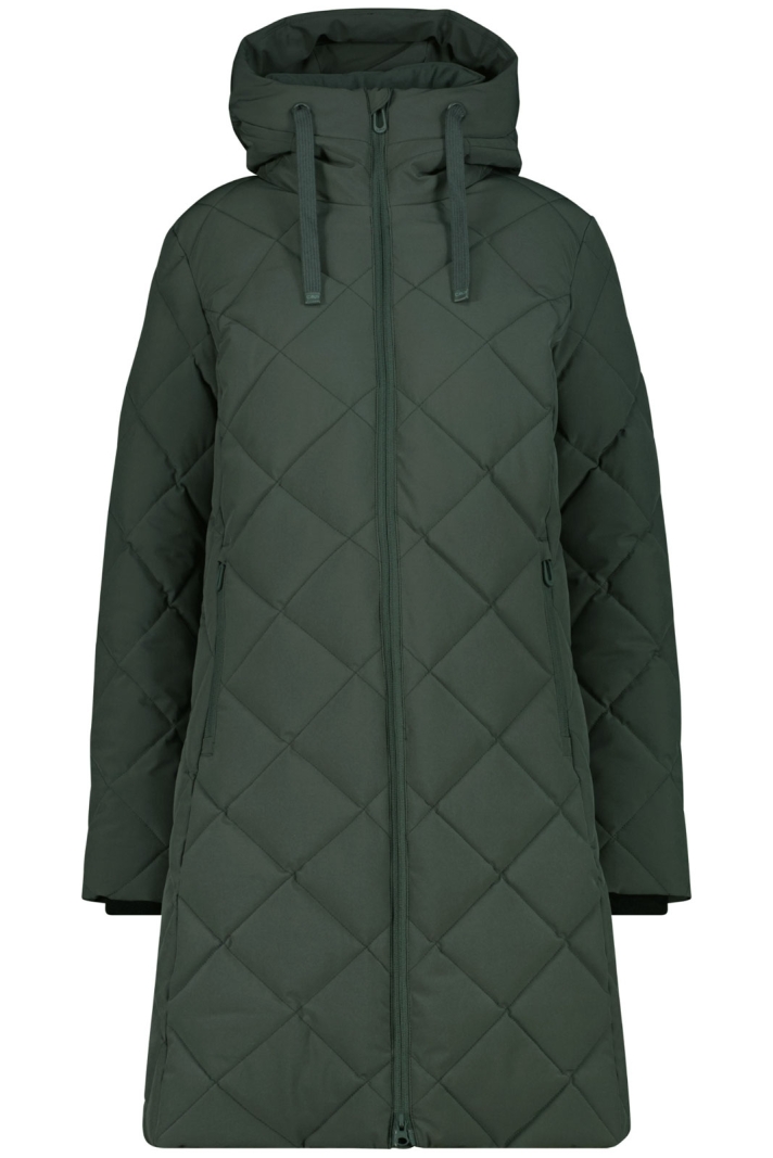 Woman Coat Fix Hood