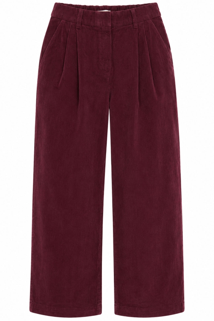 Pants Vickleby Corduroy Fig Red