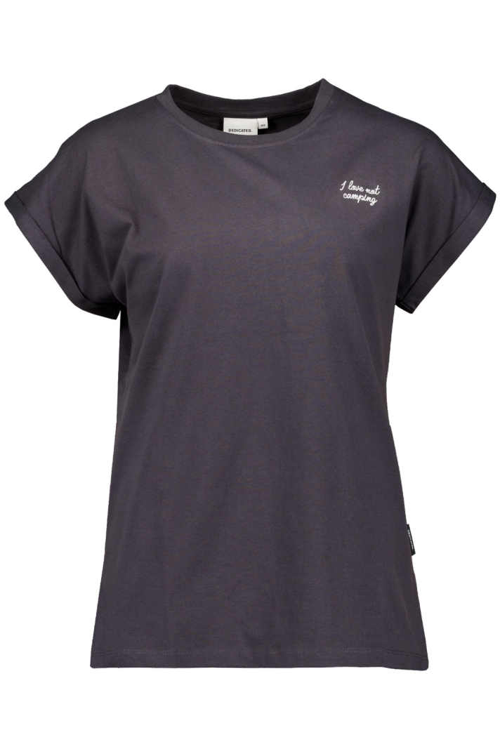 T-shirt Visby Love Not Camping Charcoal