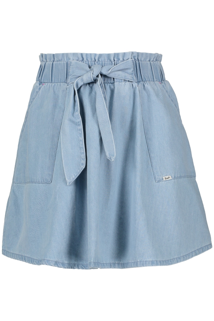 Chambray Skater Skirt