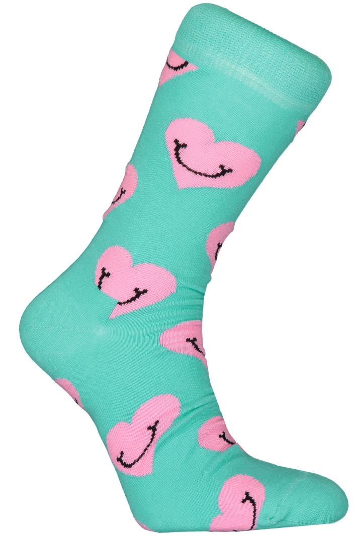 HAPPY SOCKS | Smiley Heart Sock | UNDERDELAR NYHETER HERR HAPPY SOCKS | Smiley Heart Sock | UNDERDELAR NYHETER HERR