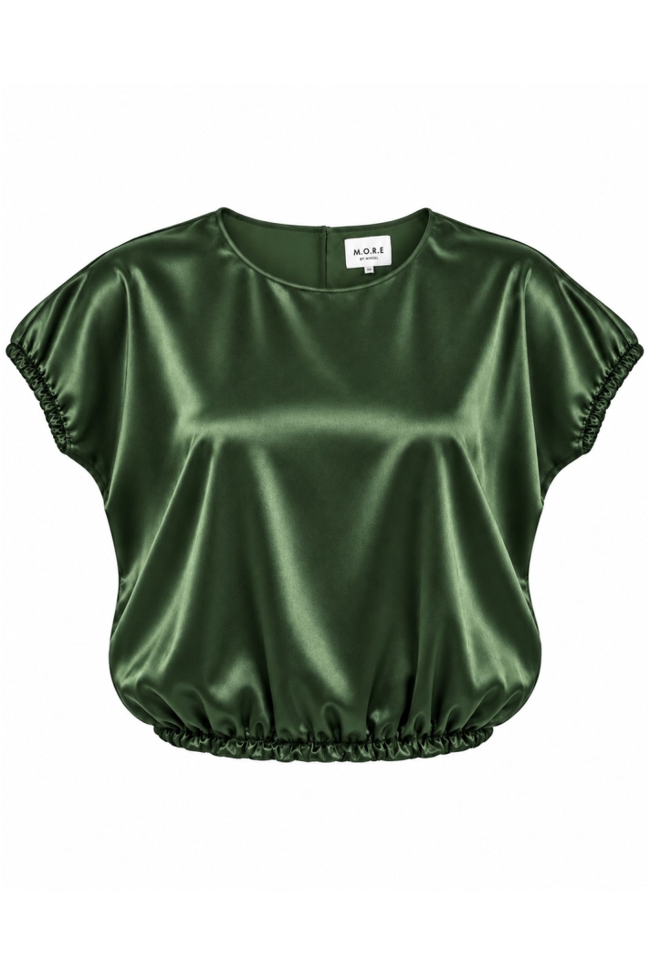 Mingel More Satin Top
