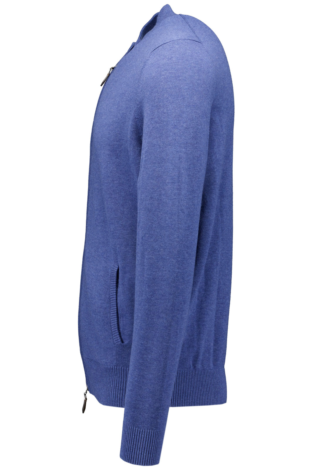 Rocombe Ls Zip With Mock Neck & Pockets