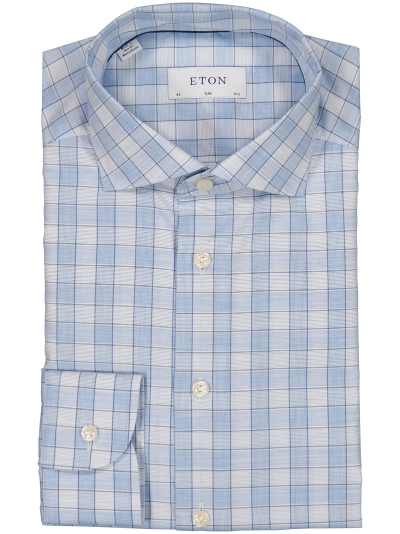 Wide Spread Collar Rounded Single Slim Fit