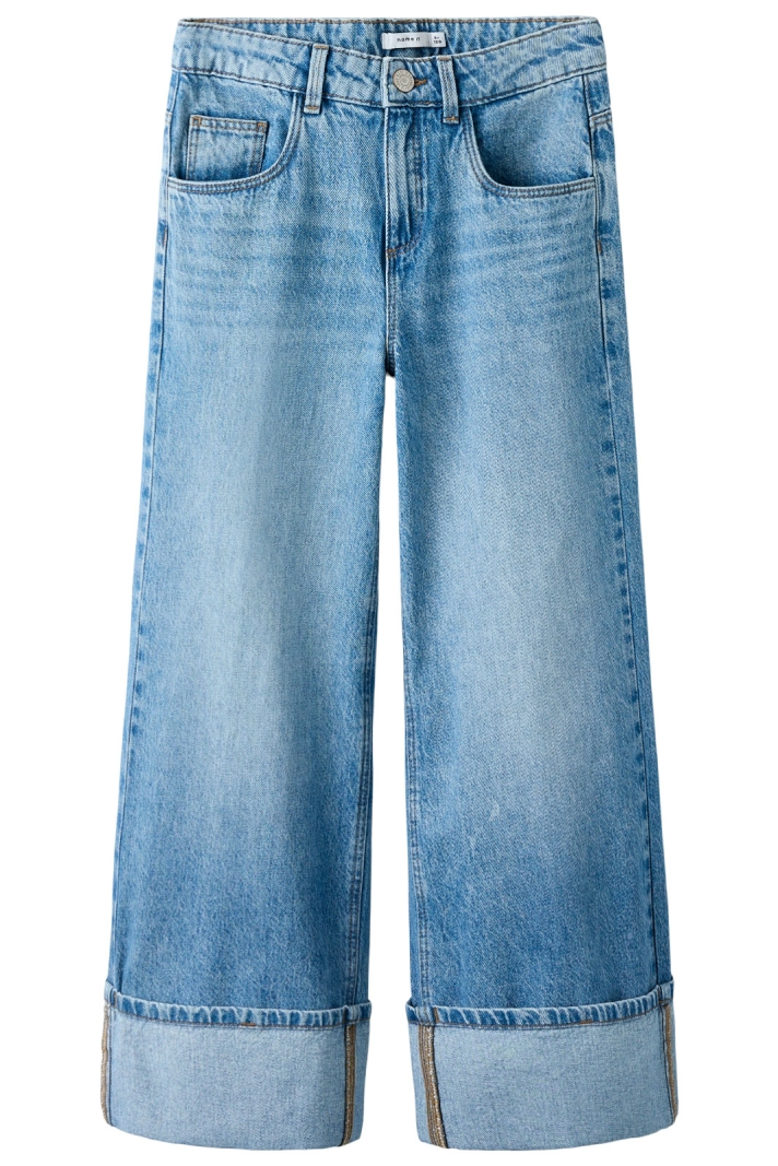 NKFBELLA X-WIDE LC FOLD JEANS 1101-MJ D
