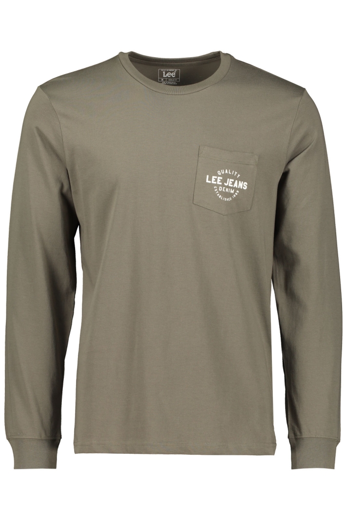 Ls Pocket Logo Tee