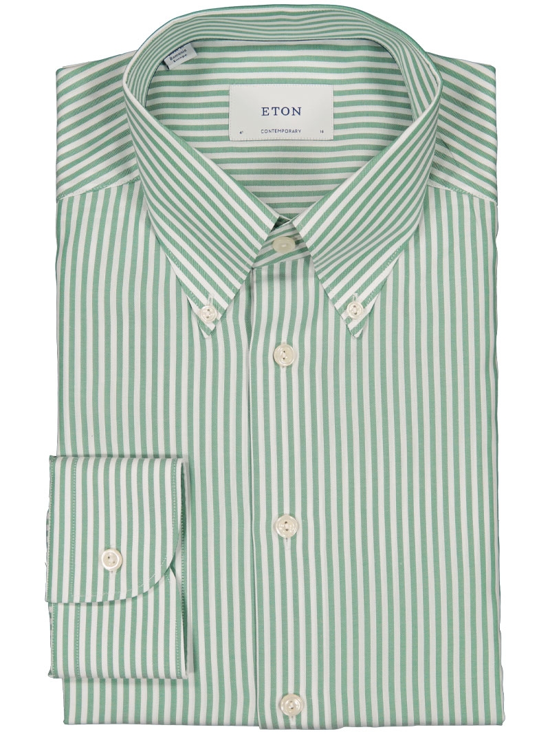 Button Down Rounded Single Contemporary