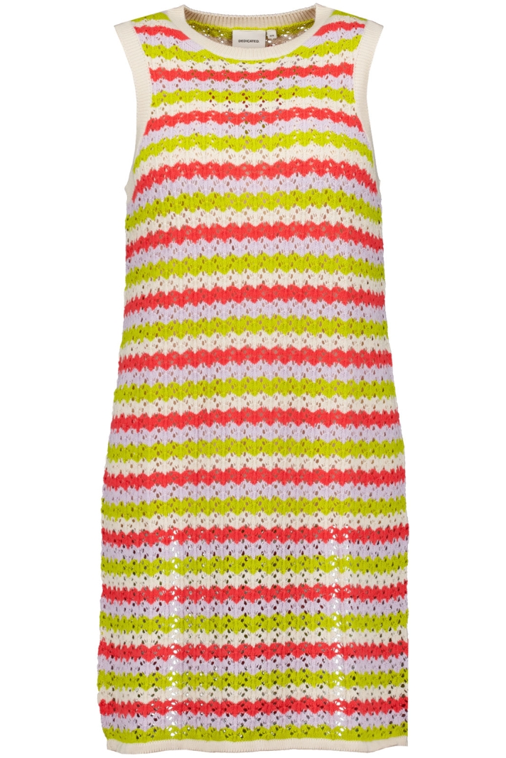 Knitted Dress Kramfors Crochet Stripe