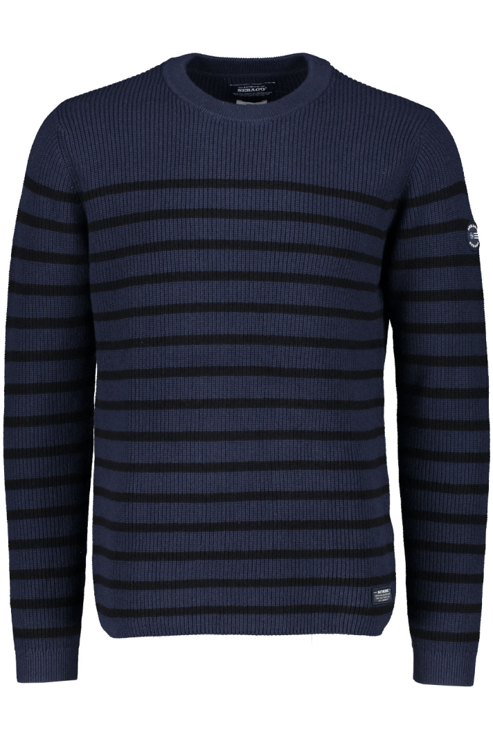 SEBAGO | Jase Sailor Knit | STICKADE TRÖJOR TRÖJOR ÖVERDELAR SEBAGO | Jase Sailor Knit | STICKADE TRÖJOR TRÖJOR ÖVERDELAR