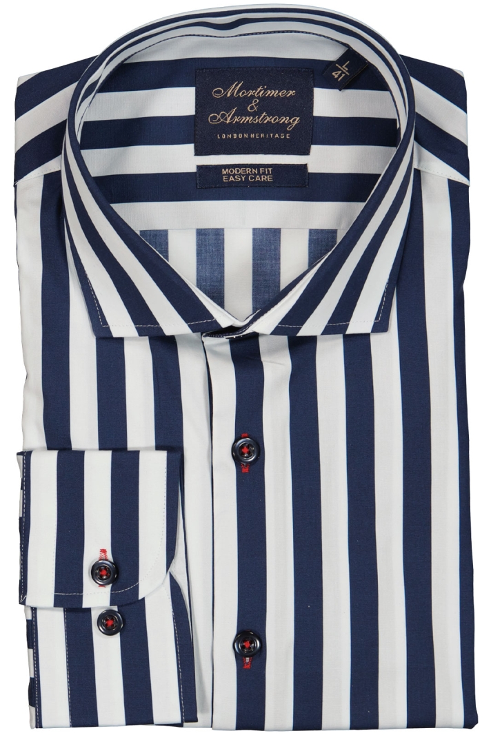 Shirt With Stripes Modern Fit