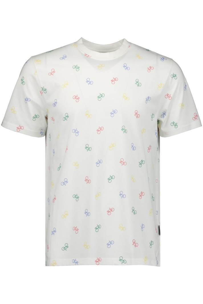 T-shirt Stockholm Bike Pattern