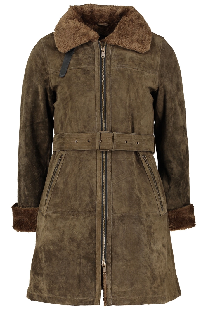 Amelia Shearling Coat W