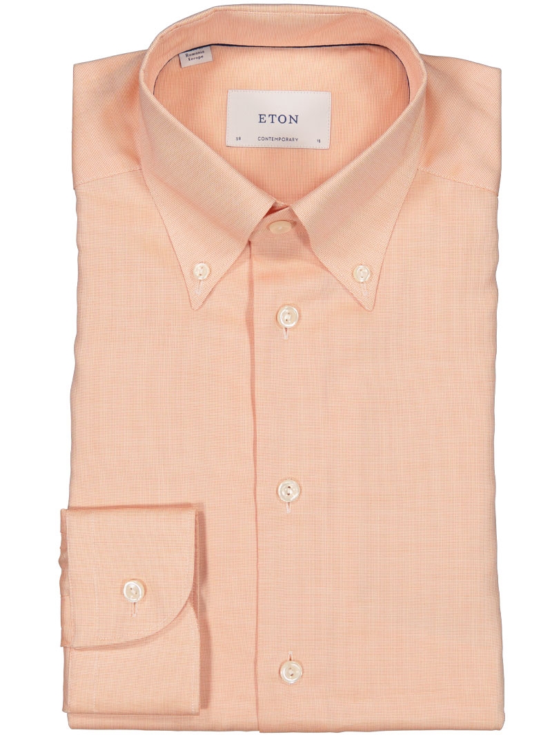 Button Down Rounded Single Contemporary