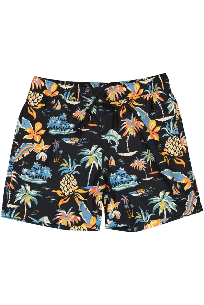 Borg Print Swim Shorts