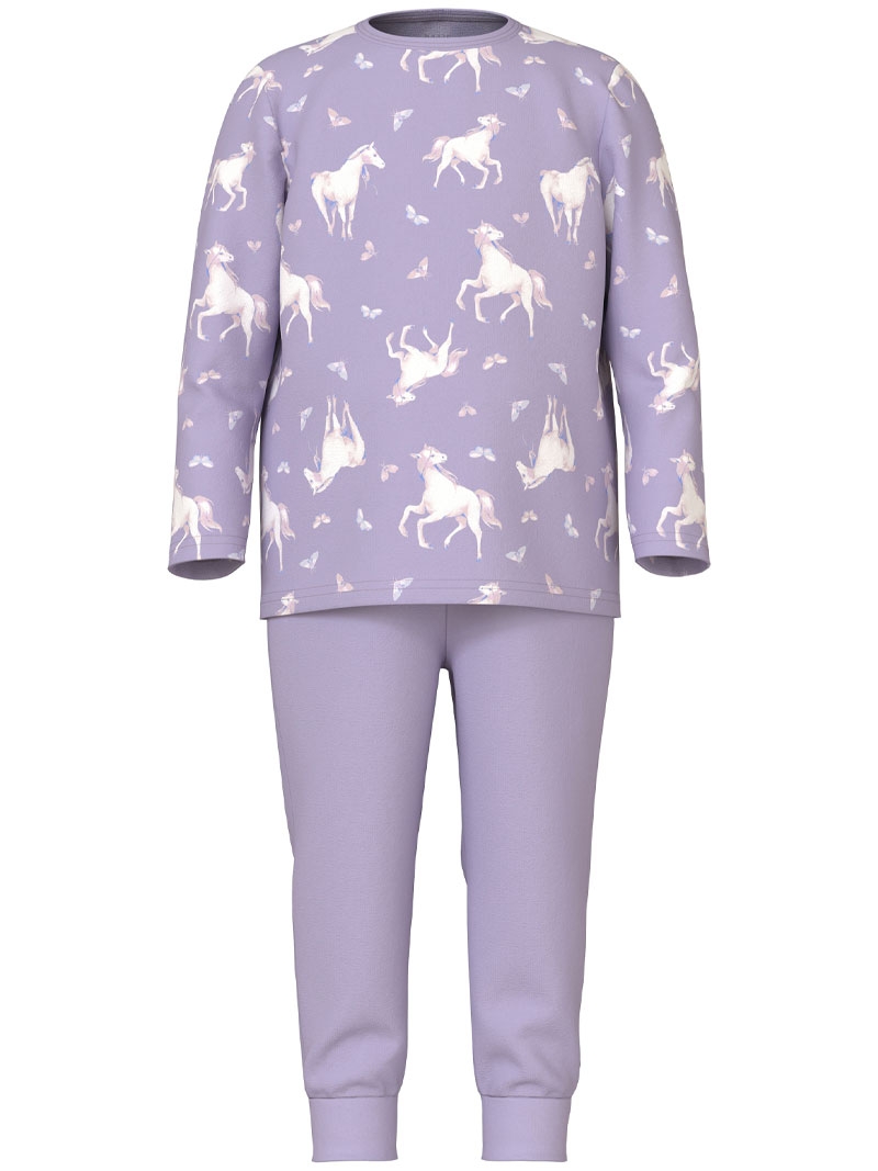 Nmfnightset Pastel Lilac Horse Noos