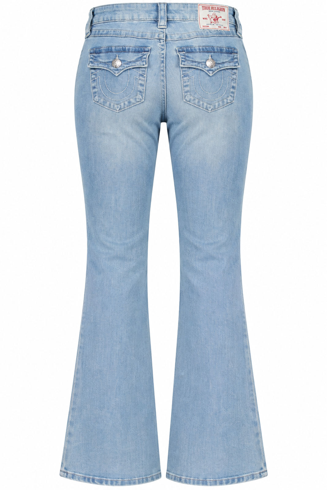 Becca Mid Rise Boot Cut Flap