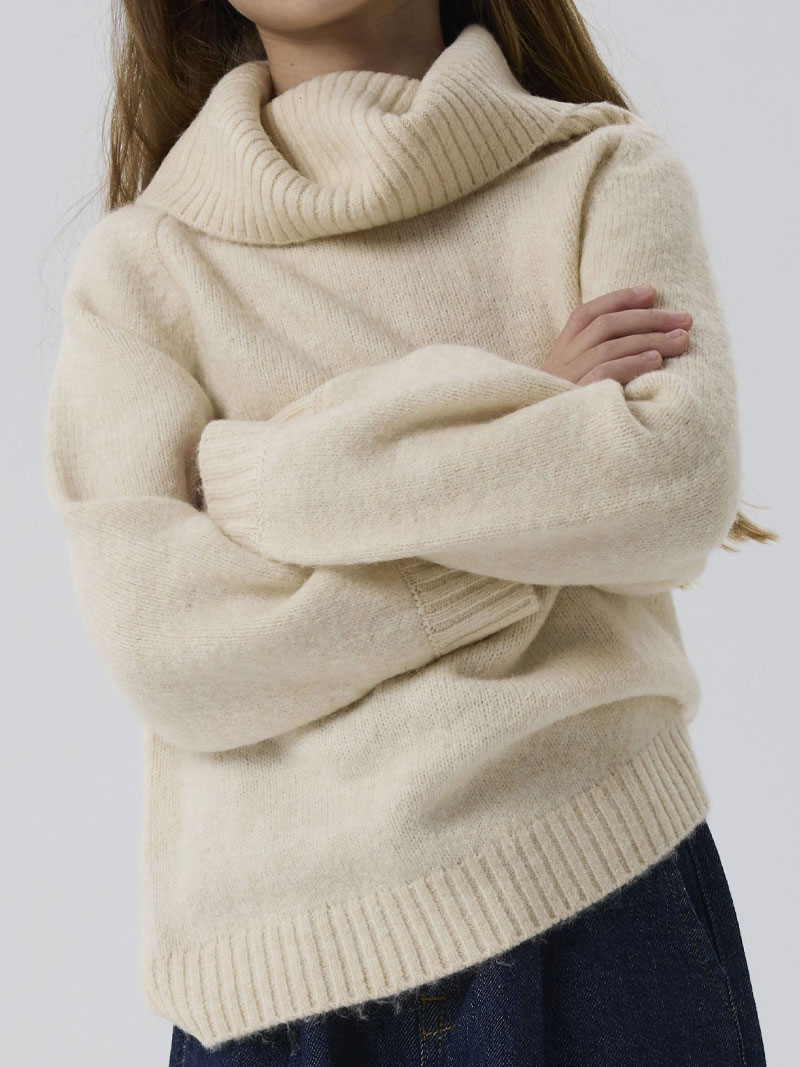 NKFOLEFINE LS OFF SHOULDER KNIT