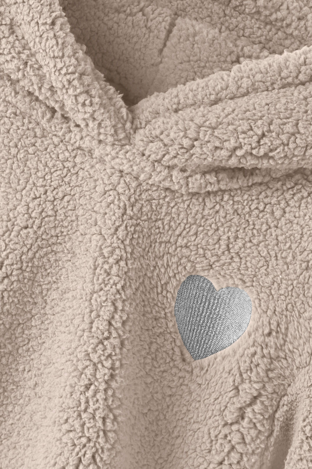 NMFONEA LS TEDDY PULLOVER WH PB